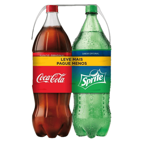 Kit Refrigerantes Coca-Cola + Sprite 2l Cada Leve Mais Pague Menos