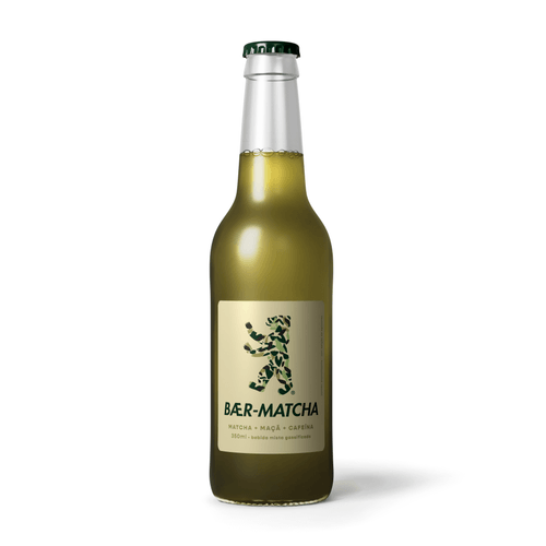 Chá com Suco Concentrado de Maçã Baer-Matcha Gaseificado 350ml