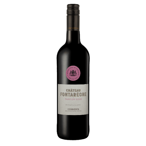 Vinho Francês Tinto Seco Château Fontarèche Syrah Grenache Carignan Corbières Garrafa 750ml