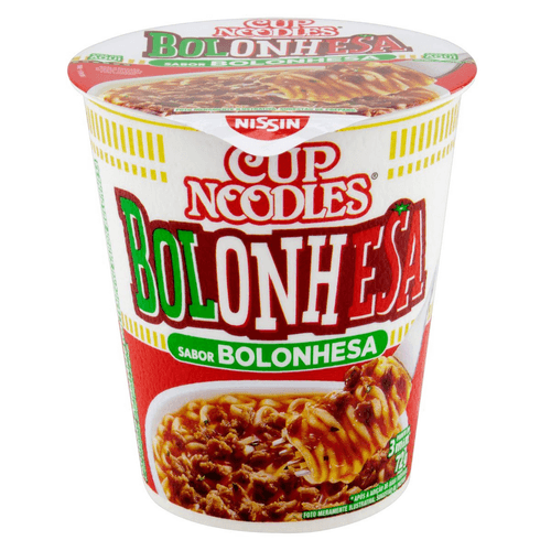 Macarrão Instantâneo com Tempero de Bolonhesa Cup Noodles Copo 72g