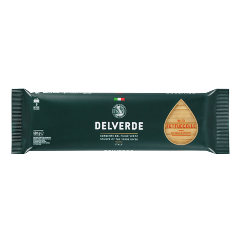 Macarrão Spaghetti Italiano Fettuccelle Delverde Pacote 500g