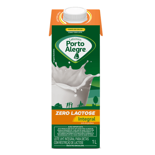 Leite Uht P Alegre Integral Zero Lactose 1L