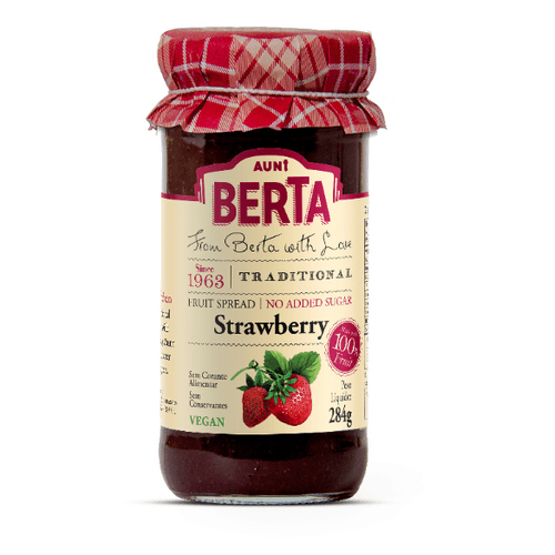 Geleia Is Aunt Berta Morango Sem Acúcar 284g