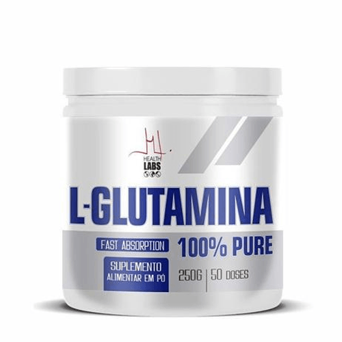 Suplemento L-Glutamina Health Labs Pote 250g