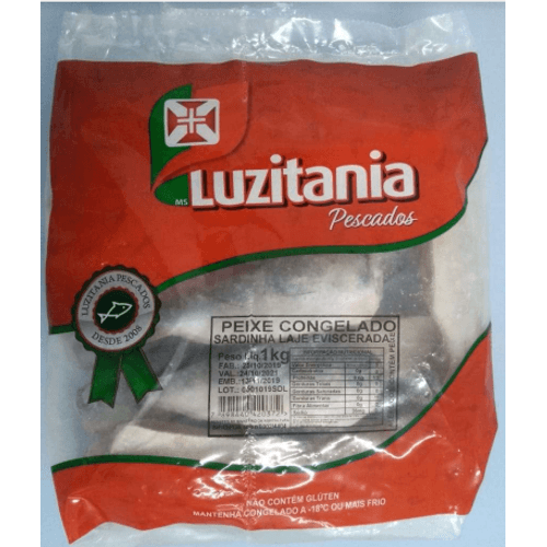 PEIXE SARDINHA EVISC LUZITANIA 1KG CONG PEIXE SARDINHA EVISC LUZITANIA 1KG CONG