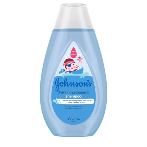 Shampoo Infantil Johnson's Kids Cheirinho Prolongado Frasco 200ml