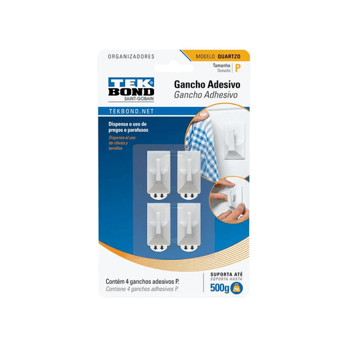 GANCHO-ADES-TEKBOND-4UN-BCO GANCHO-ADES-TEKBOND-4UN-BCO