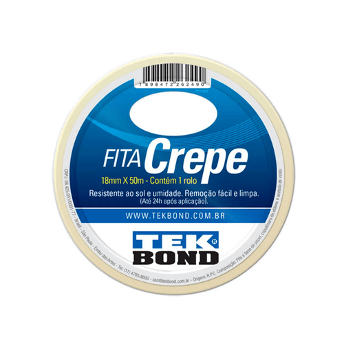 FITA-CREPE-TEKBOND-50M--RL-18MM FITA-CREPE-TEKBOND-50M--RL-18MM