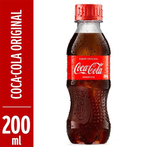 Refrigerante Coca-Cola Sabor Original 200ml REFRIG COCA 200ML-PET COLA TRAD