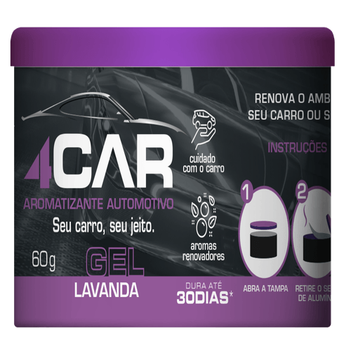 AROMATIZ-GEL-4CAR-60G-LAVANDA AROMATIZ-GEL-4CAR-60G-LAVANDA