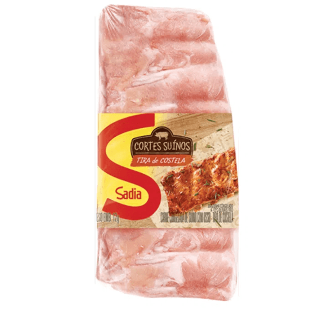 Costela Suína Congelada Em Tiras Sadia 1Kg