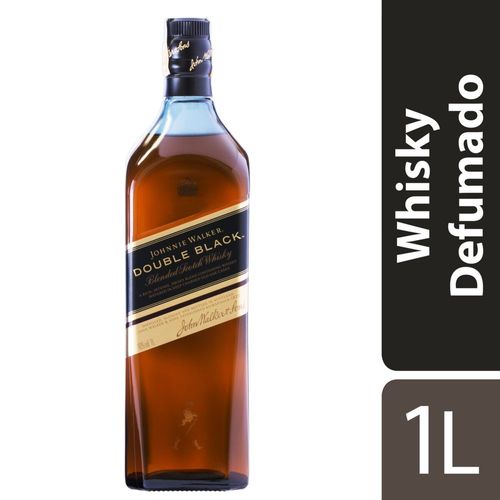 Whisky Escocês Blended Double Black Johnnie Walker Garrafa 1l