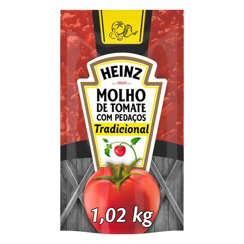 Molho de Tomate Heinz Tradicional 1,02kg