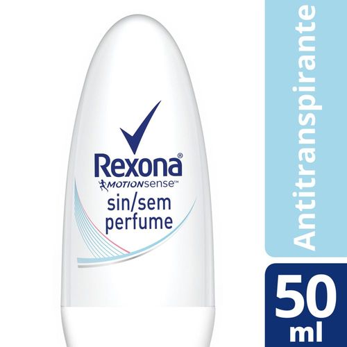 Antitranspirante Roll-On sem Perfume 72h Rexona 50ml