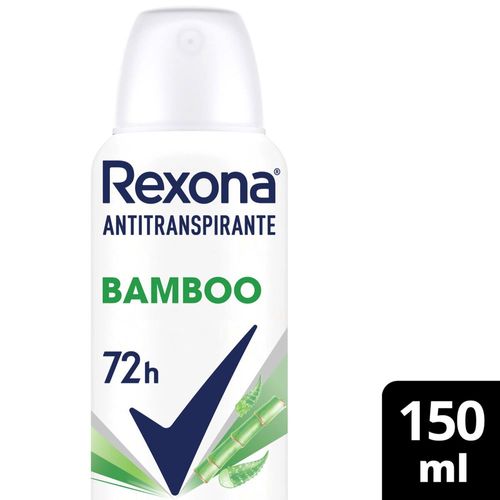 Antitranspirante Aerossol Bamboo 72h Rexona 150ml Spray