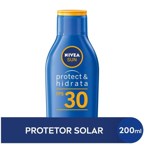 Protetor Solar 5 em 1 FPS 30 Nivea Sun Protect & Hidrata Frasco 200ml