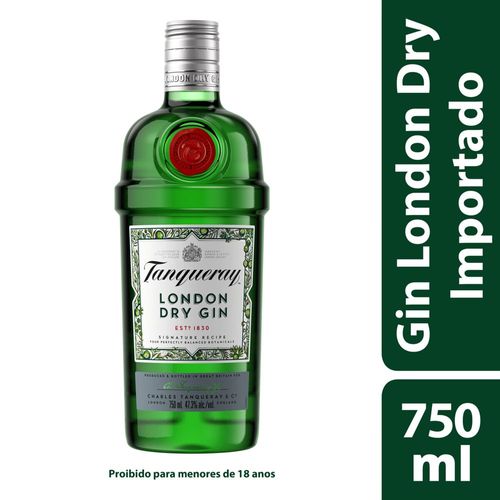 Gin London Dry Tanqueray Garrafa 750ml