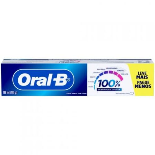 Creme-Dental-Oral-B-100--da-Sua-Boca-Cuidada-Caixa-175g