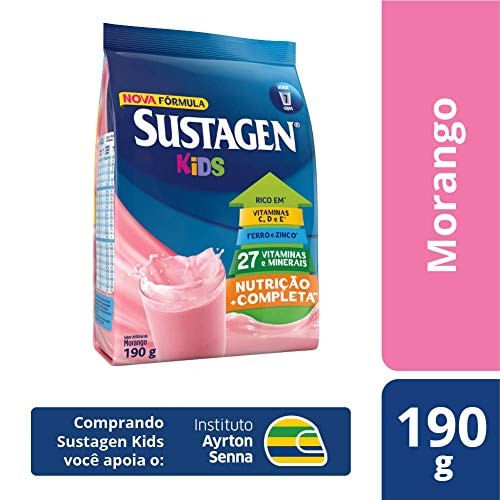 Complemento-Alimentar-Sustagen-Kids-Sabor-Morango---Sache-190g