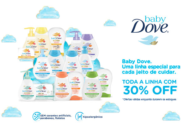 unilever - 30off baby dove até 01/10