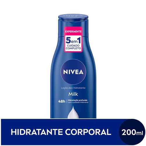 NIVEA Loção Hidratante Milk Pele Seca a Extrasseca 200ml