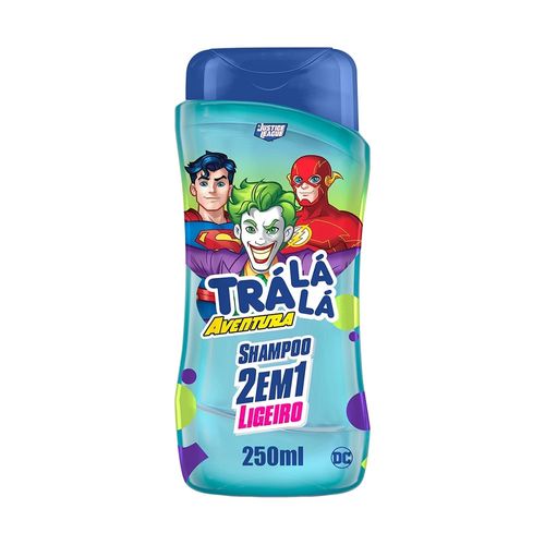 Shampoo-Infantil-2-em-1-Justice-League-Tra-La-La-Aventura-Ligeiro-Frasco-250ml