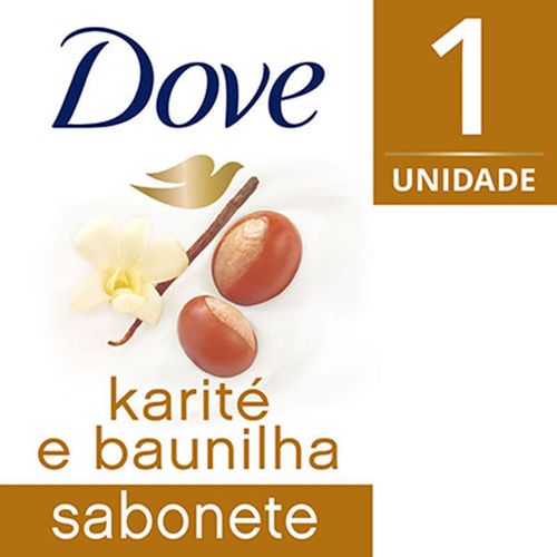 Sabonete em Barra Manteiga de Karité e Baunilha Dove Caixa 90g