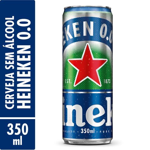 Cerveja Heineken 0.0 Zero Álcool 350ml