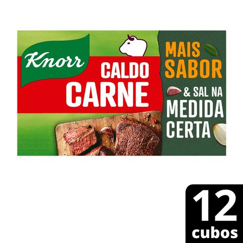Caldo Tablete Carne Knorr Caixa 114g 12 Unidades