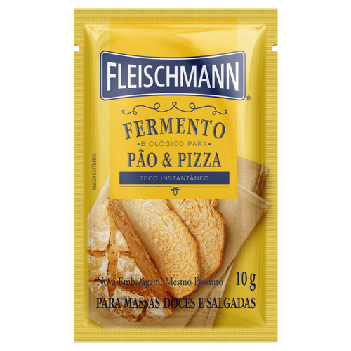 Fermento-Biologico-Seco-Instantaneo-Fleischmann-Envelope-10g Fermento-Biologico-Seco-Instantaneo-Fleischmann-Envelope-10g