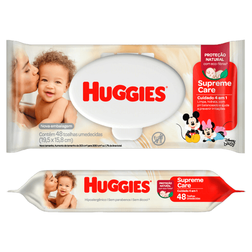 Toalha-Umedecida-Infantil-Disney-Baby-Huggies-Supreme-Care-Pacote-48-Unidades Toalha-Umedecida-Infantil-Disney-Baby-Huggies-Supreme-Care-Pacote-48-Unidades