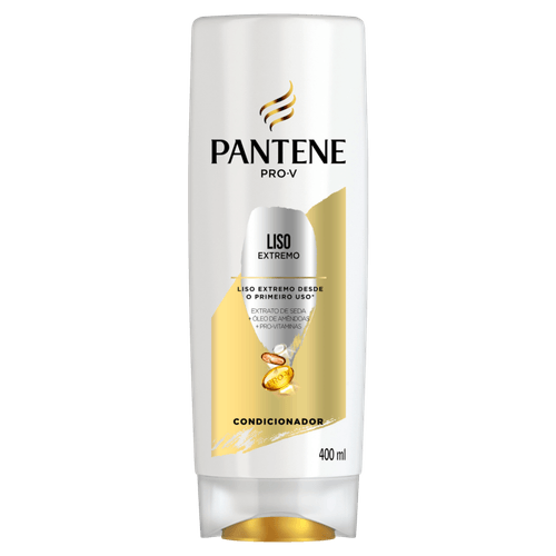 Condicionador-Pantene-Pro-V-Liso-Extremo-Frasco-400ml Condicionador-Pantene-Pro-V-Liso-Extremo-Frasco-400ml