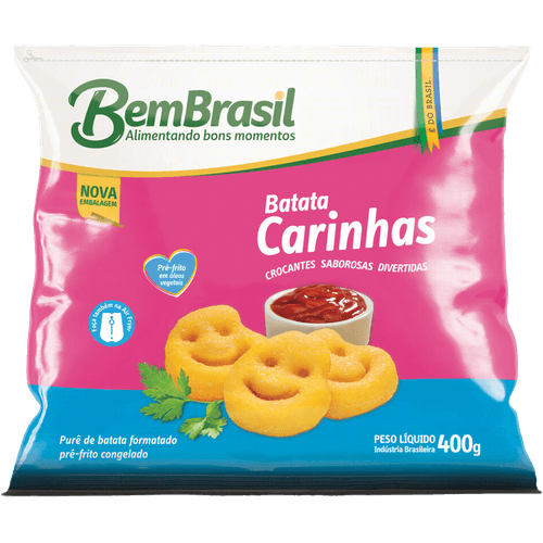 Pure-de-Batata-Pre-Frita-Carinhas-Congelada-Bem-Brasil-Pacote-400g