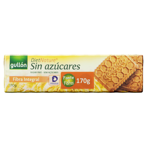 Biscoito-Integral-Zero-Acucar-Gullon-Diet-Nature-Pacote-170g