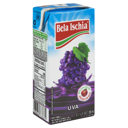 Nectar-Misto-de-Maca-e-Uva-Bela-Ischia-Caixa-200ml Nectar-Misto-de-Maca-e-Uva-Bela-Ischia-Caixa-200ml