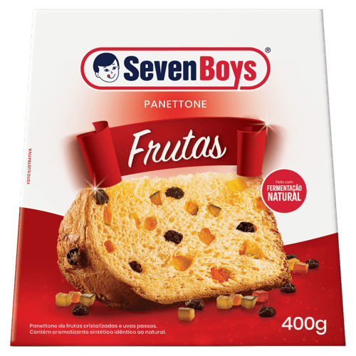 Panettone-com-Frutas-Cristalizadas-e-Uvas-Passas-Seven-Boys-Caixa-400g Panettone-com-Frutas-Cristalizadas-e-Uvas-Passas-Seven-Boys-Caixa-400g
