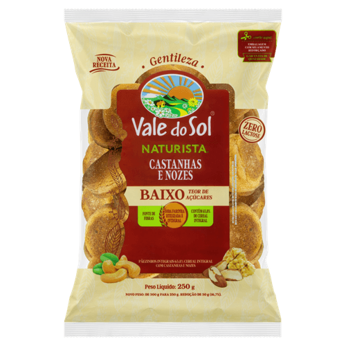 Paezinhos-Integral-658--com-Castanhas-e-Nozes-Zero-Lactose-Vale-do-Sol-Naturista-Pacote-250g Paezinhos-Integral-658--com-Castanhas-e-Nozes-Zero-Lactose-Vale-do-Sol-Naturista-Pacote-250g