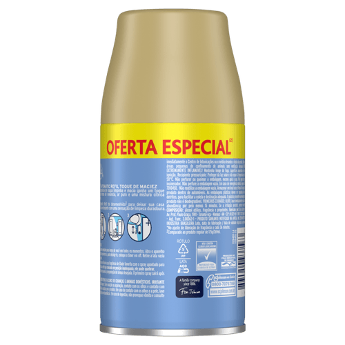 Odorizador-de-Ambiente-Toque-de-Maciez-Glade-Automatic-Frasco-269ml-Spray-Refil-Oferta-Especial Odorizador-de-Ambiente-Toque-de-Maciez-Glade-Automatic-Frasco-269ml-Spray-Refil-Oferta-Especial