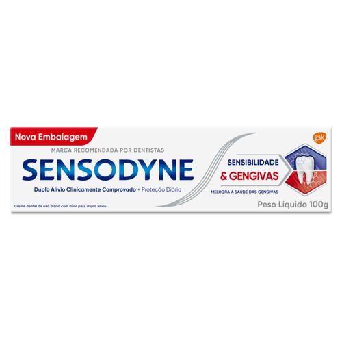 Creme-Dental-com-Fluor-Sensodyne-Sensibilidade---Gengivas-Caixa-100g