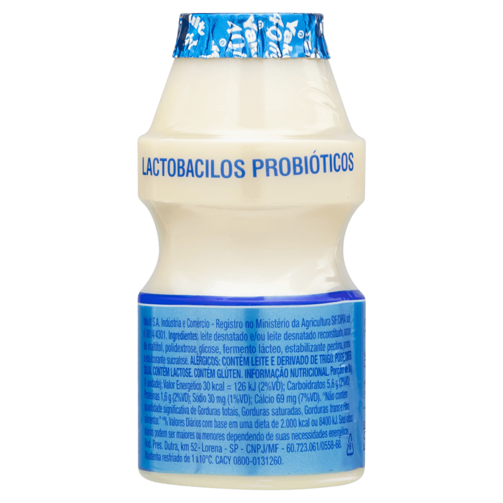 Leite Fermentado Desnatado Light Yakult 40 com 6 Unidades - Apoio