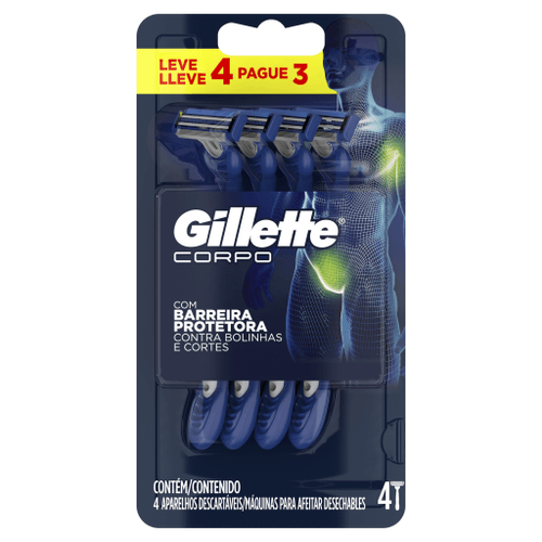 Aparelho-Descartavel-Gillette-Corpo-Leve-4-Pague-3-Unidades