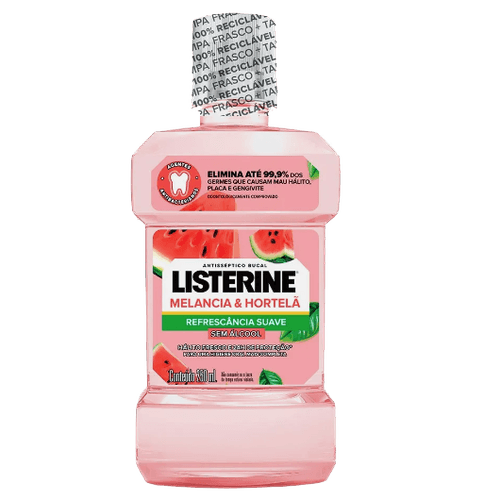 Enxaguante-Bucal-Antisseptico-Zero-Alcool-Melancia---Hortela-Listerine-Frasco-250ml