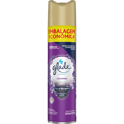 Odorizador-de-Ambiente-Aerossol-Lavanda-Glade-Frasco-360ml-Spray-Embalagem-Economica