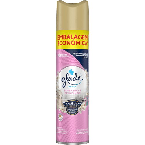 Odorizador-de-Ambiente-Aerossol-Lembrancas-de-Infancia-Glade-Frasco-360ml-Spray-Embalagem-Economica