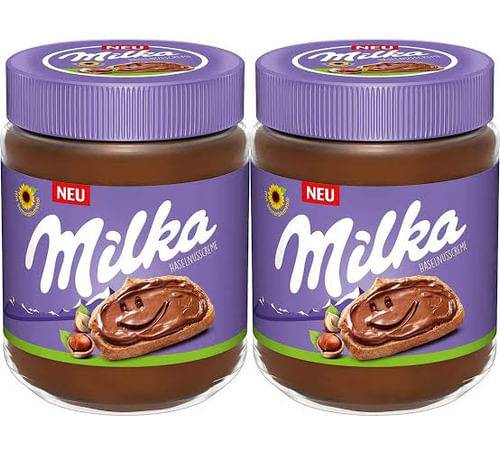 Creme de Avelã Com Cobertura de Chocolate Milka 350g