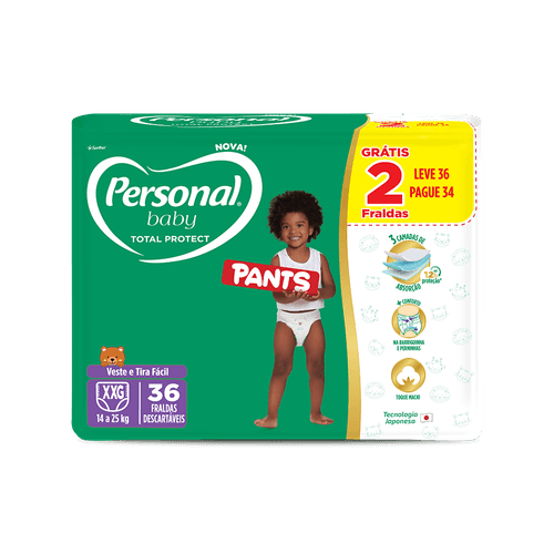Fralda-Personal-Baby-Total-Protect-Pants-XXG-com-36-unidades