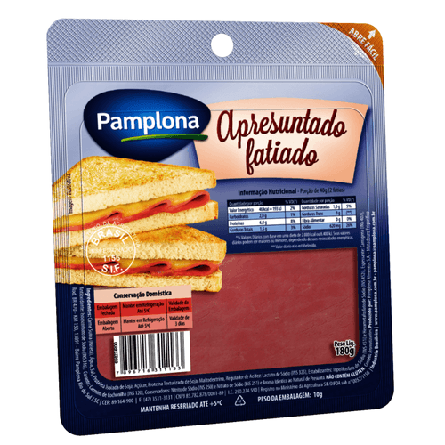 Apresuntado-Fatiado-Pamplona-180g Apresuntado-Fatiado-Pamplona-180g