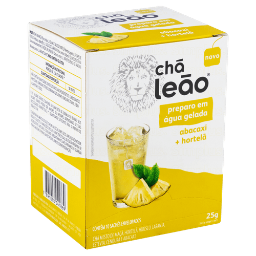 Cha-Misto-de-Abacaxi-e-Hortela-Maca-Hortela-Hibisco-Laranja-Estevia-Cenoura-Cha-Leao-Caixa-25g-10-Unidades