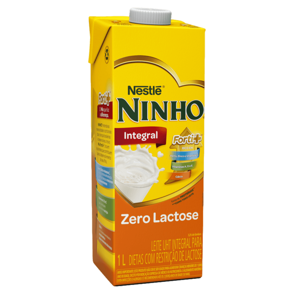 Leite UHT Integral Zero Lactose para Dietas com Restrição de Lactose ...