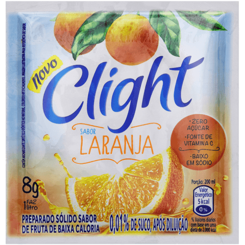 Refresco-Em-Po-Clight-Sem-Acucar-Laranja